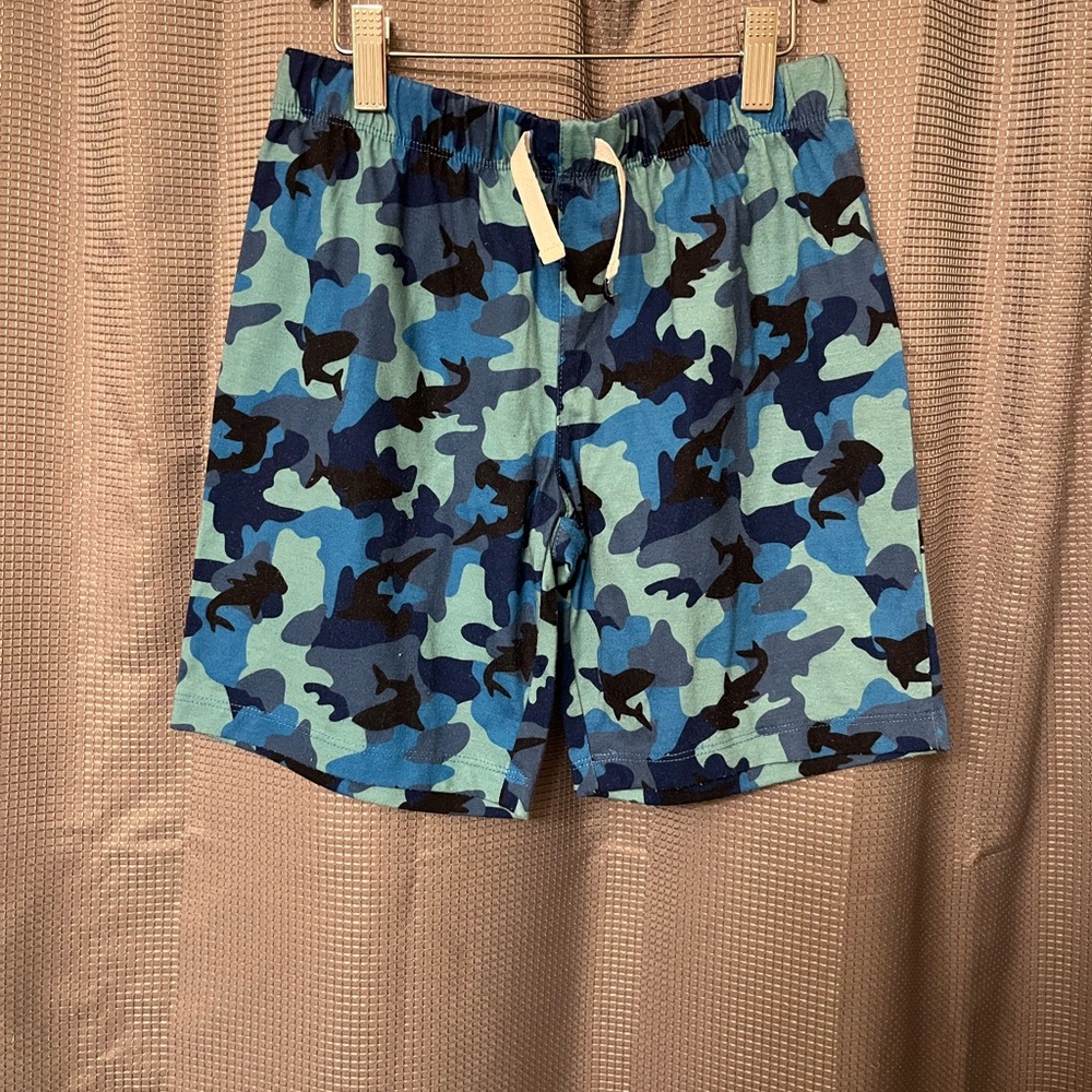 Kids Blue Camo Shorts